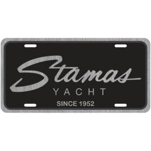 Stamas Aluminum License Plate